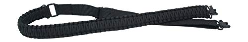 Ten Point Gear Gun Sling Paracord 550 Adjustable w/Swivels (Multiple Color Options) (Black)