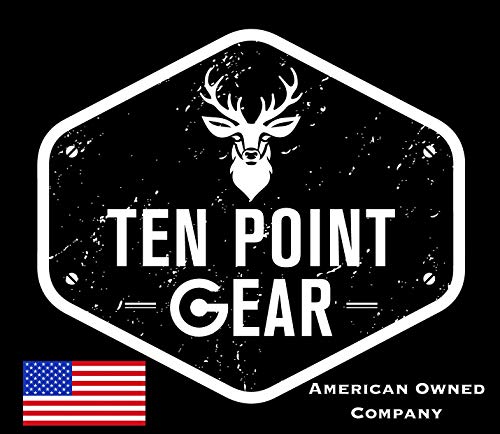 Ten Point Gear Extra Wide Gun Sling Paracord 550 Adjustable w/Swivels (Black)