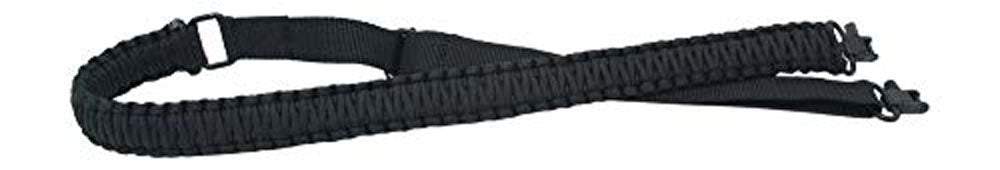 Ten Point Gear Gun Sling Paracord 550 Adjustable w/Swivels (Black)