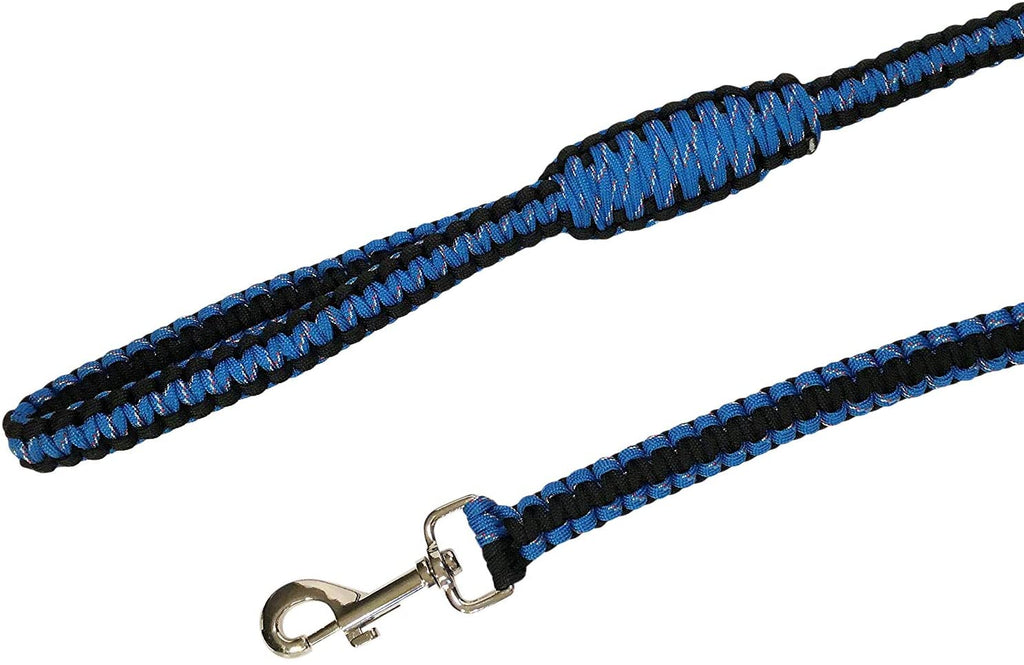 Ten Point Gear 6 Feet Long Nylon Durable & Comfortable Paracord Dog Leash with Strong Metal Clasp (Bluetick)